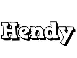 Hendy snowing logo