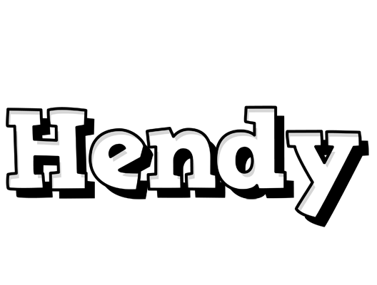 Hendy snowing logo