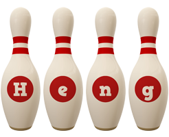 Heng bowling-pin logo