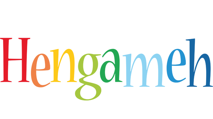 Hengameh birthday logo