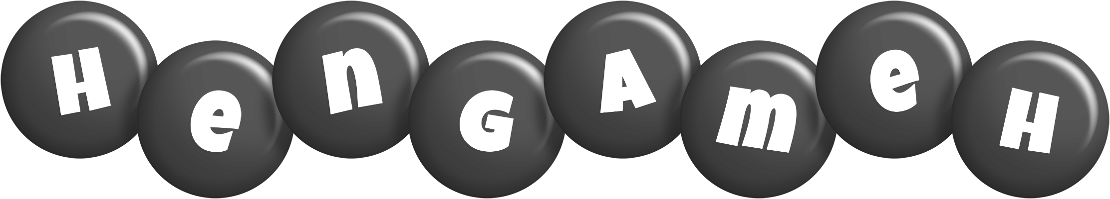 Hengameh candy-black logo