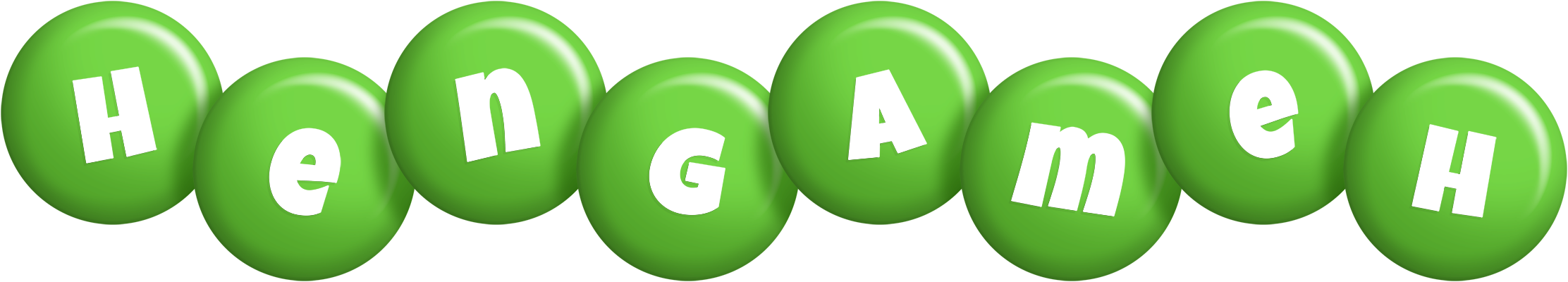Hengameh candy-green logo