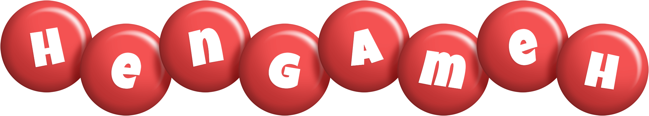Hengameh candy-red logo