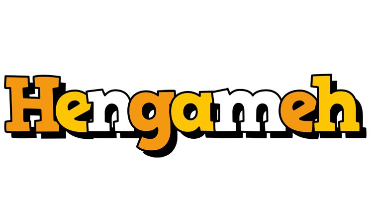 Hengameh cartoon logo