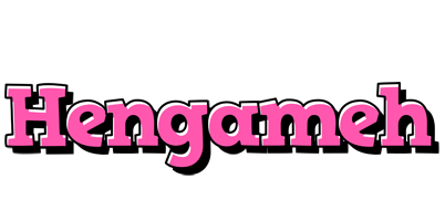 Hengameh girlish logo