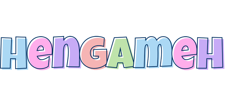 Hengameh pastel logo