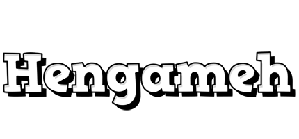 Hengameh snowing logo