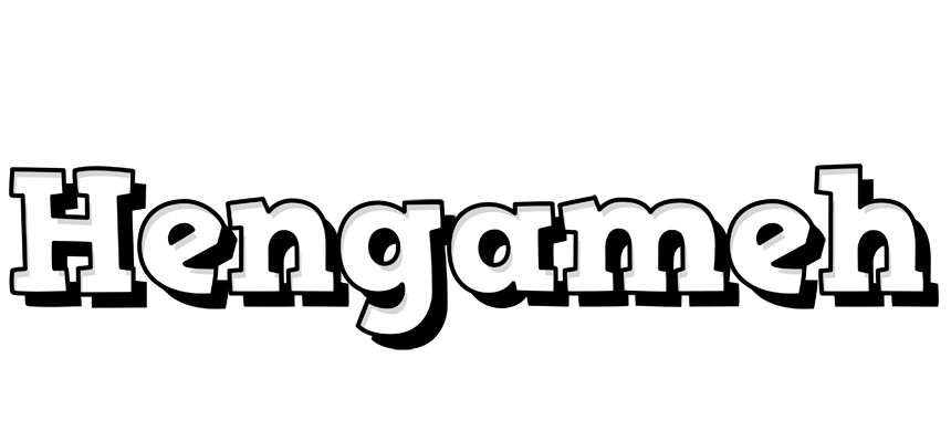 Hengameh snowing logo