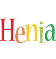 Henia birthday logo