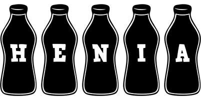 Henia bottle logo