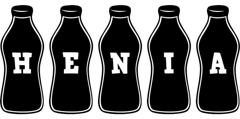 Henia bottle logo