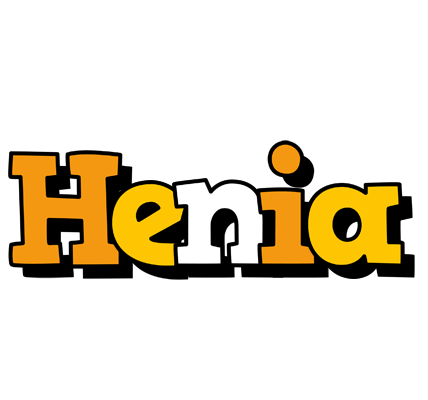 Henia cartoon logo