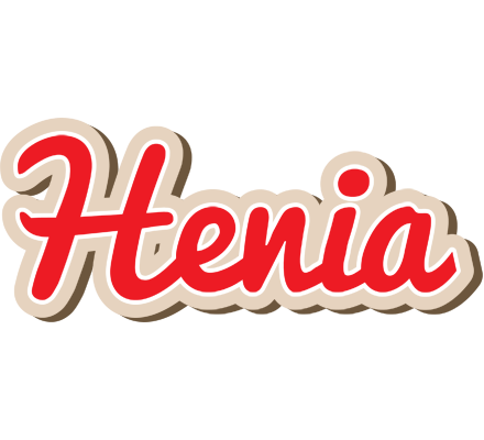 Henia chocolate logo