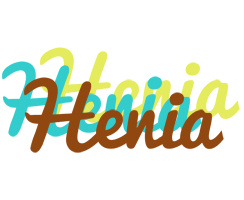 Henia cupcake logo