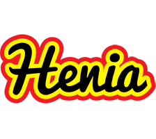 Henia flaming logo