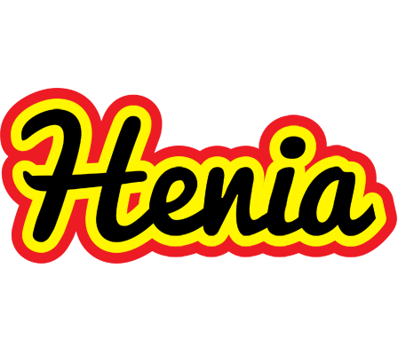 Henia flaming logo