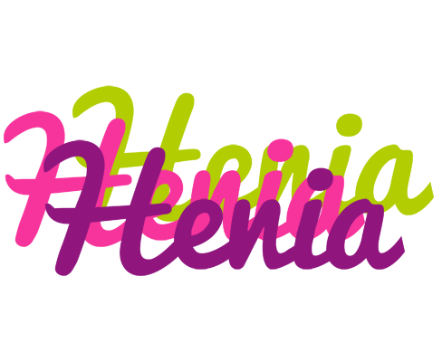 Henia flowers logo