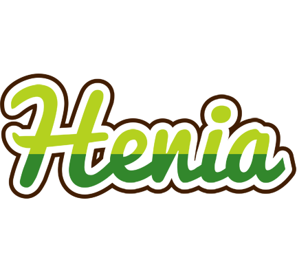 Henia golfing logo