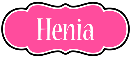 Henia invitation logo