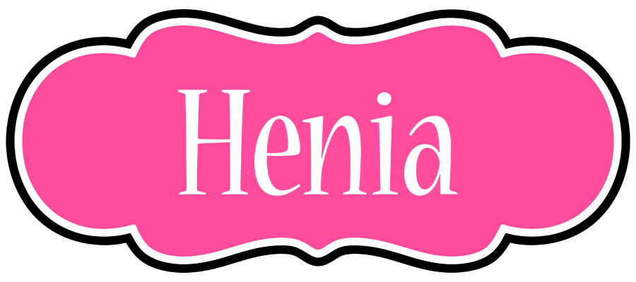 Henia invitation logo