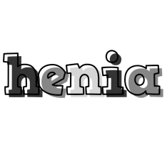 Henia night logo