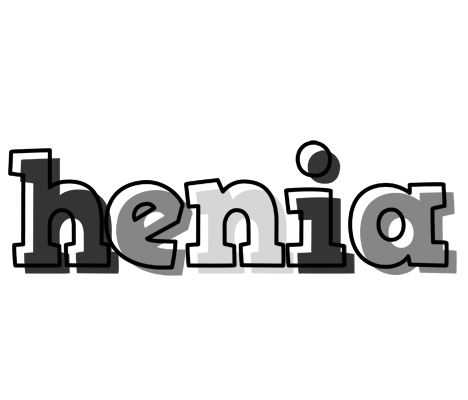 Henia night logo