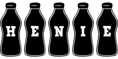 Henie bottle logo