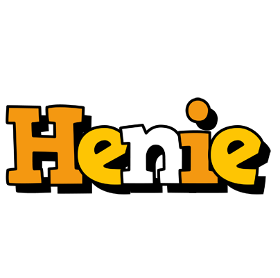 Henie cartoon logo