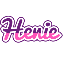 Henie cheerful logo