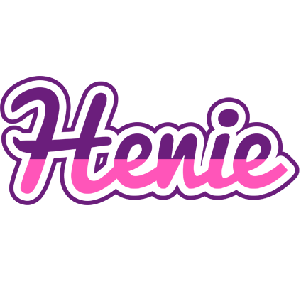 Henie cheerful logo