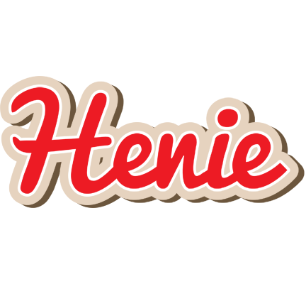 Henie chocolate logo