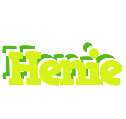 Henie citrus logo