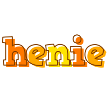 Henie desert logo