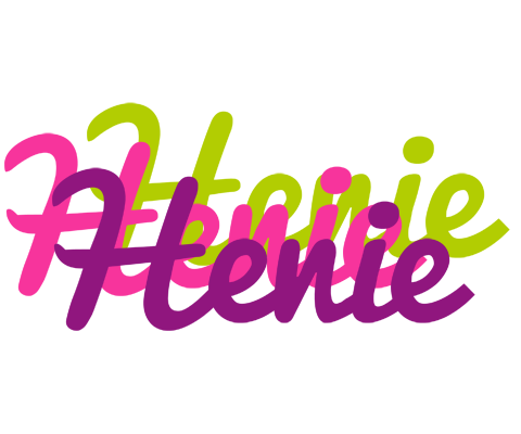 Henie flowers logo