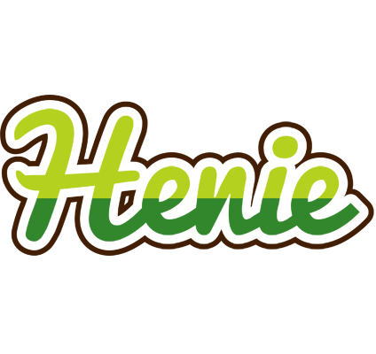 Henie golfing logo