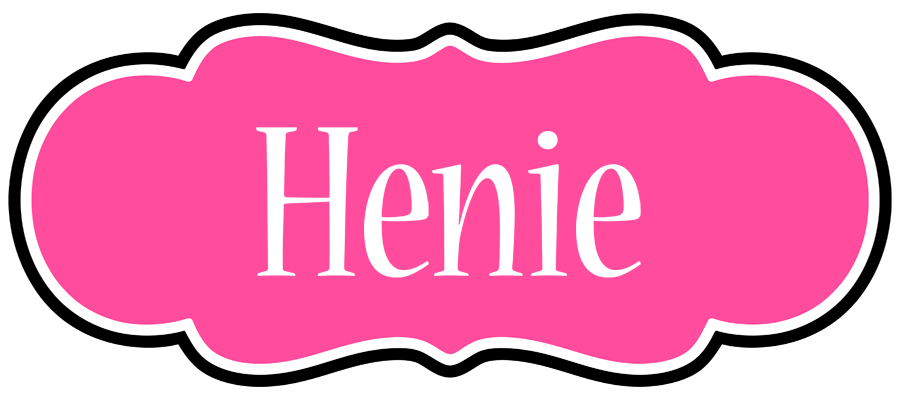 Henie invitation logo