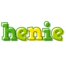 Henie juice logo