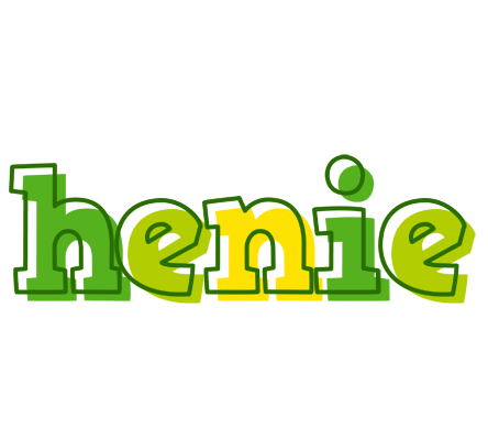 Henie juice logo