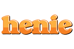 Henie orange logo