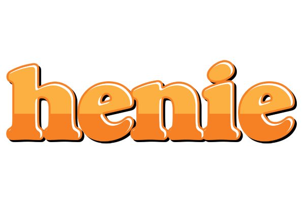 Henie orange logo
