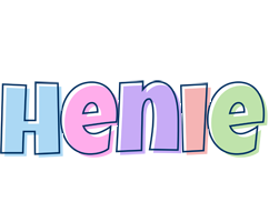 Henie pastel logo