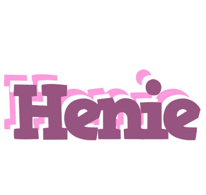 Henie relaxing logo