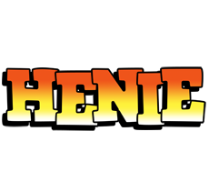 Henie sunset logo