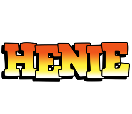 Henie sunset logo
