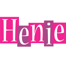 Henie whine logo