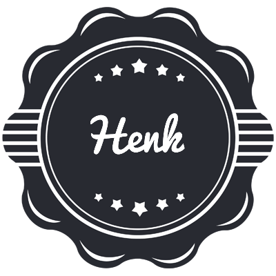Henk badge logo
