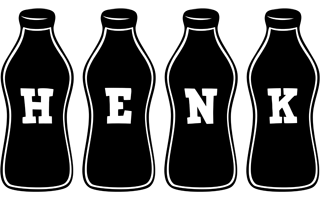 Henk bottle logo