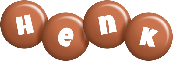 Henk candy-brown logo