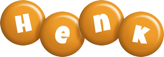Henk candy-orange logo