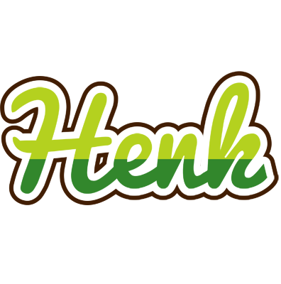 Henk golfing logo